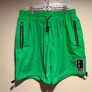 HOMME + FEMME FUTURE SHORTS REFLECTIVE green mens